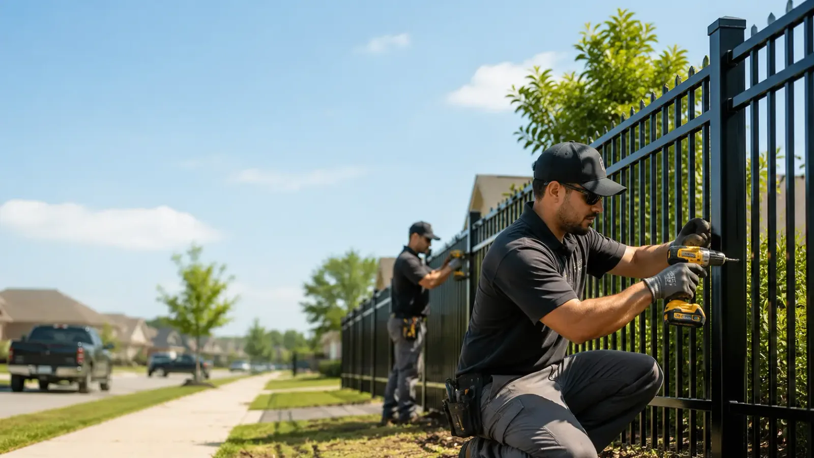 Metal Fence Installation in Winthrop, MA